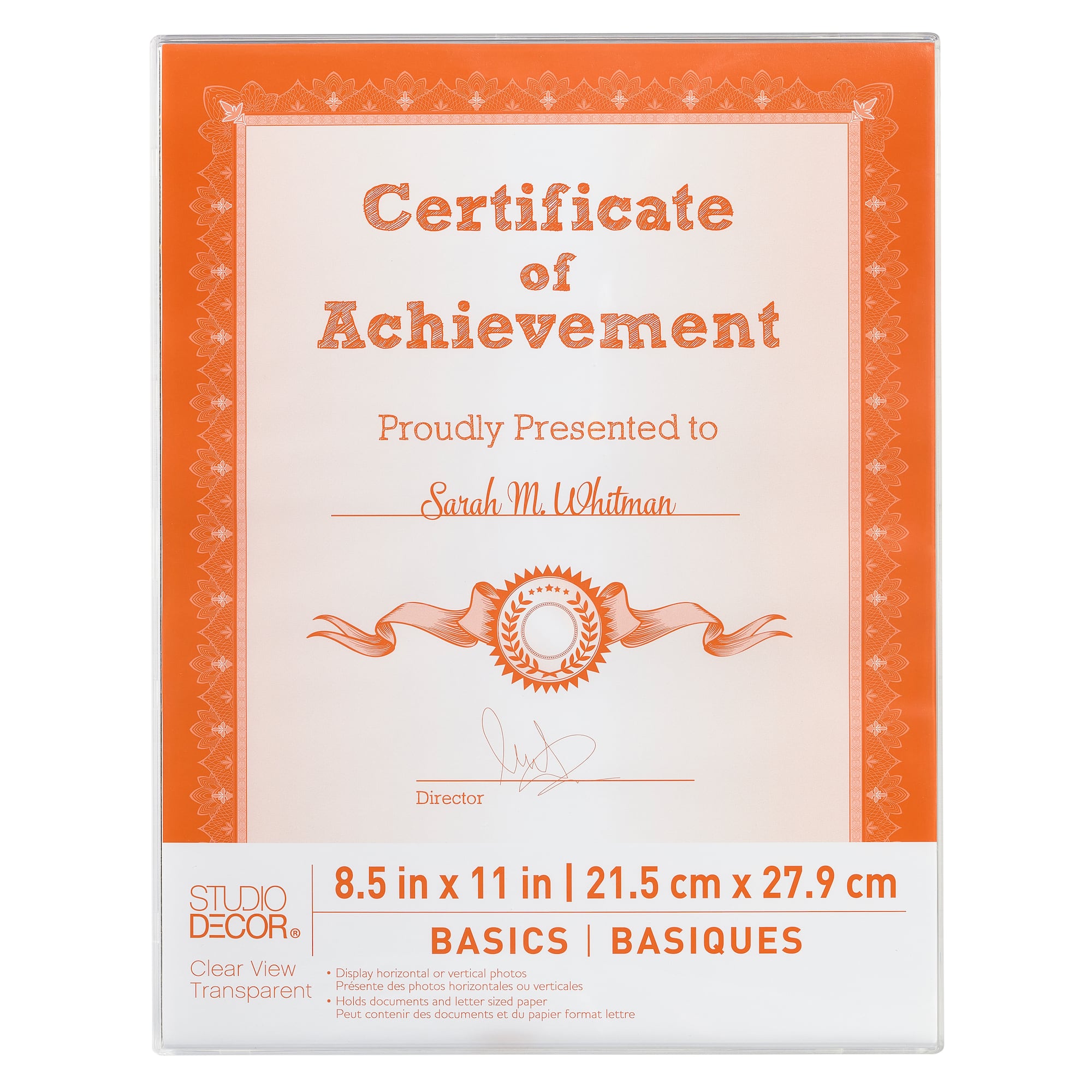 12 Pack: Acrylic 8.5" x 11" Basics Box Frame By Studio Décor®